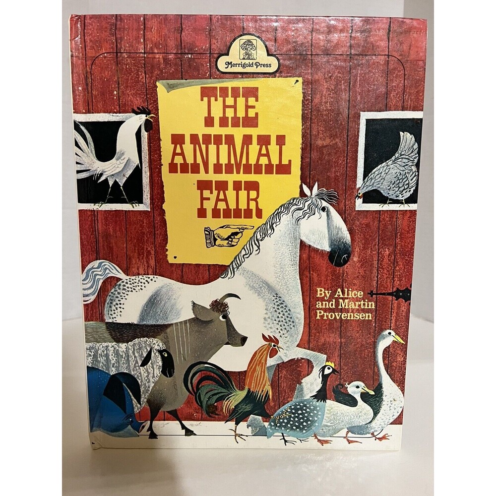 The Animal Fair 1952 Hardcover Alice And Martin Provensen Merrigold Press RARE